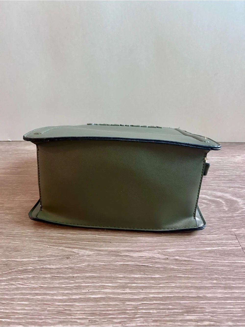 Steve Madden Bevelyn Satchel Crossbody Bag Olive Green w/ Pouch